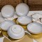 Manhattan Comfort Coup 12 Large Dinner 8.46" Soup Bowls in Blue and Yellow 2-EM05-4676 - alternate 6